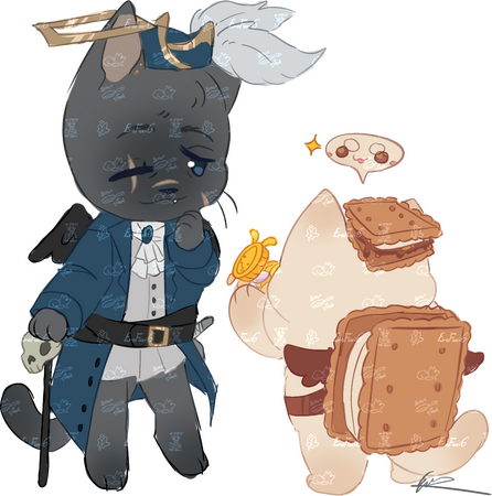 Colored Sketch Chibis